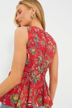 ULLA JOHNSON Hibiscus Sydney Top -Vogue Vista Clothing xnm0V5NR6op865JnVScgnxCSBp1j30Wl 1