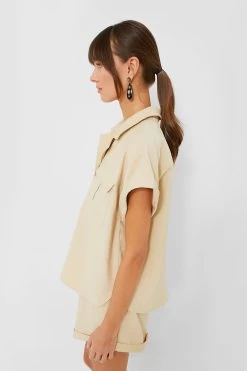 Khaki Scottie Shirt -Vogue Vista Clothing yRww3a3QkU7AnV37f72IWeOalszZAU2j 1