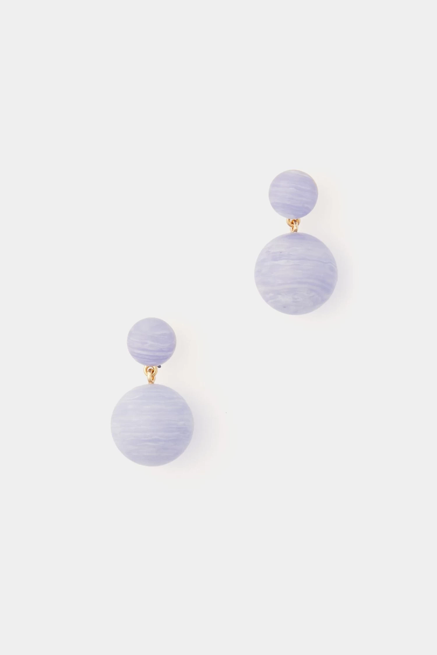 Periwinkle Petite Lantern Earrings 1 Periwinkle Petite Lantern Earrings
