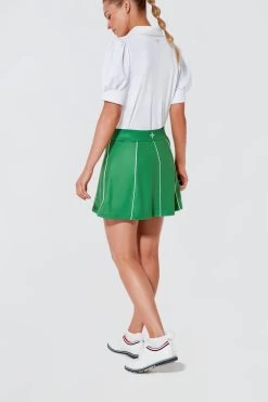 Green Piped 15 Inch Renee Golf Skirt -Vogue Vista Clothing yg2svEJyfmorHb6r6CnSV3e6mcFv1dnU 1