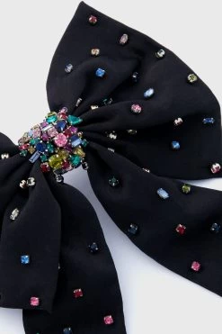 Black Grace Crystal Bow Hairclip -Vogue Vista Clothing yjm9uXmAfMpbxp9bWpqfgAmnSh6gMC7H 1