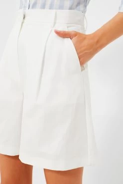 Weekend Max Mara Ivory Ecuba Shorts -Vogue Vista Clothing ymjNp2lFUMMJS1guh2V0J90Ej9bAdanx 1