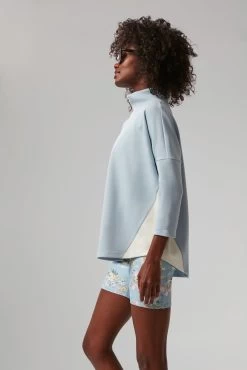 Breezy Blue Ally Swing Sweatshirt -Vogue Vista Clothing yrtG1g58cnMNzvKifOknImVuWY5GWoPD 1
