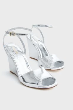 Silver Specchio Yves Wedges 9 Silver Specchio Yves Wedges -Vogue Vista Clothing zJ2GTu39hq3yAexCLlFq4vpdpJhPfw50 1