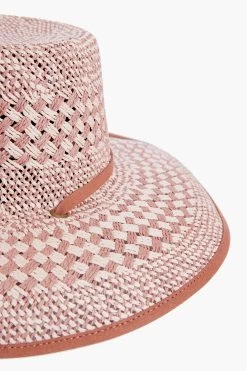 Soft Sunset Brielle Checkered Straw Hat -Vogue Vista Clothing zTbPJWaXt2FP1hmFfVUwEBAcdx1lD1vB 1
