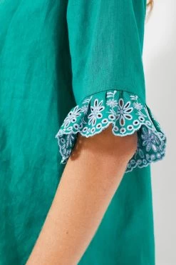 Embroidered Linen Montauk Lounge Shirt -Vogue Vista Clothing zUmVJyM00MULjK8EhgMhvrgAq1uwRDcc 1