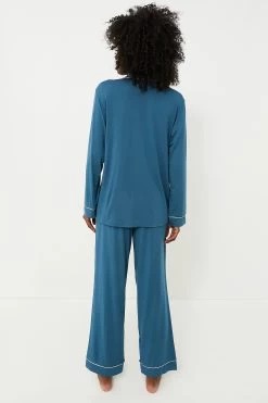 Eberjey Heritage Blue Gisele Long PJ Set -Vogue Vista Clothing zyhOSRvPVfUtU8fObTZ8Yw436d5svTgy 1